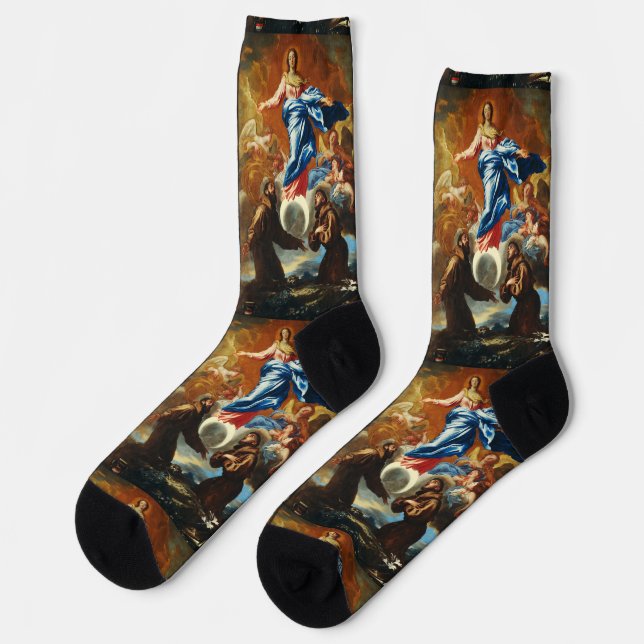 The Immaculate Conception of Virgin Mary Socks (Left)