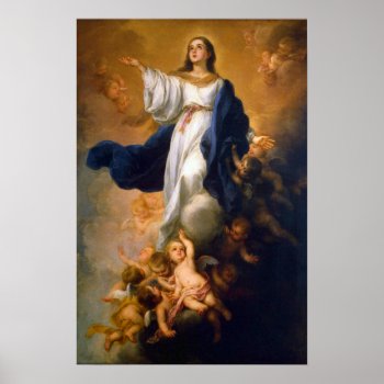 The Immaculate Conception Poster by Xuxario at Zazzle