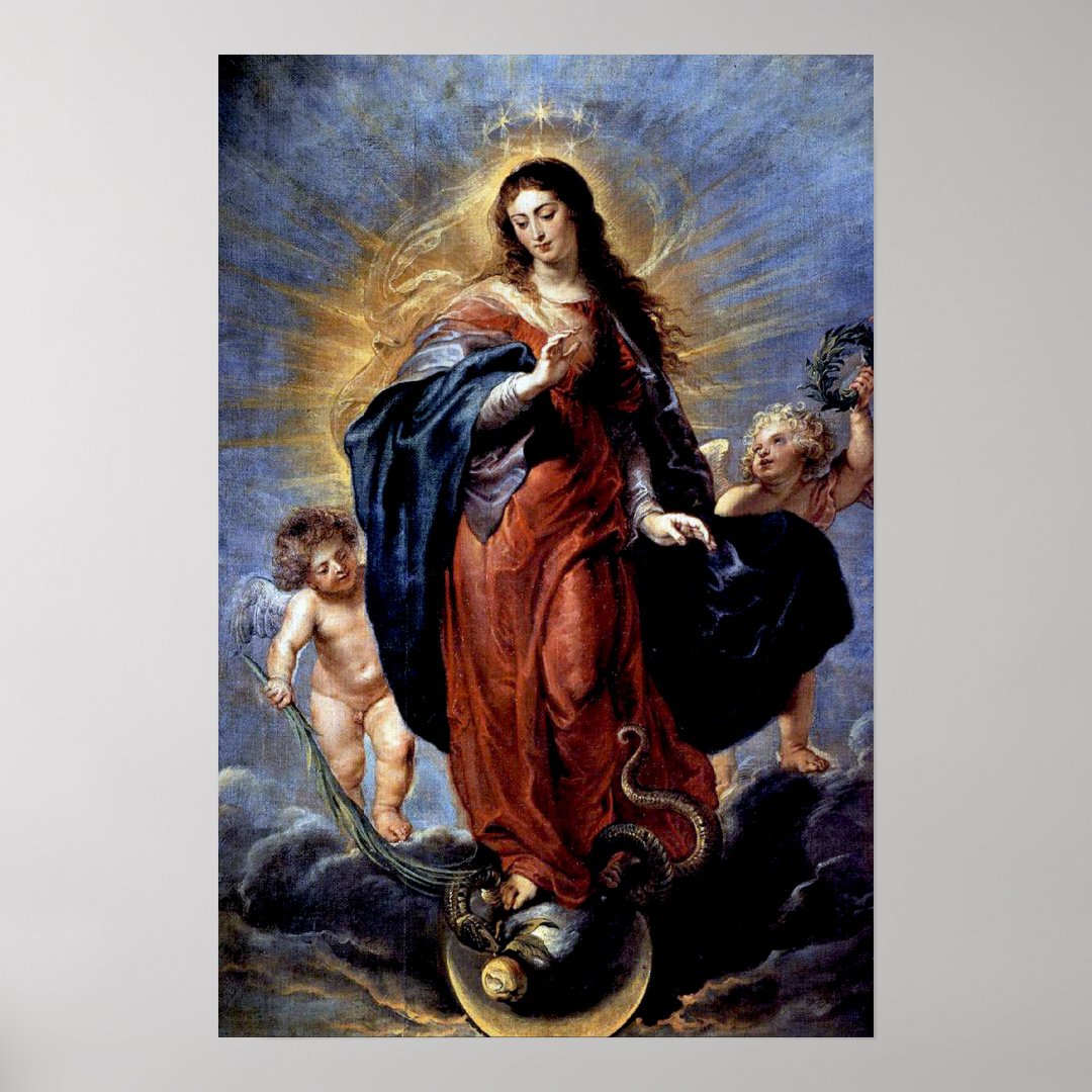 The Immaculate Conception Poster Zazzle