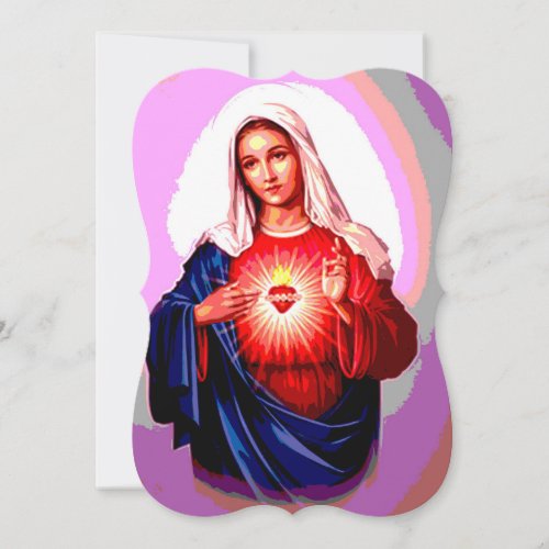 The Immaculate Heart of Mary Card