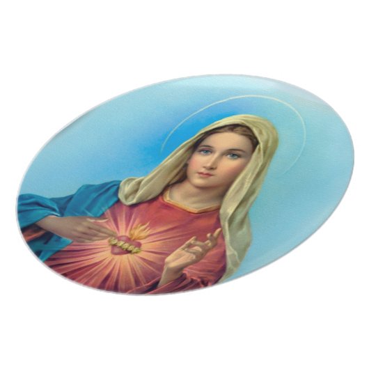 The Immaculate Heart of Mary Plate (Left Side)