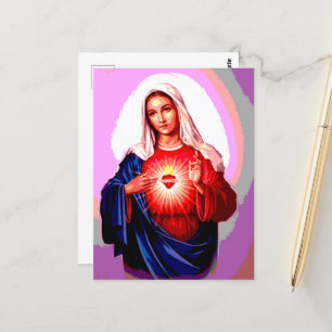 The Immaculate Heart of Mary Postcard