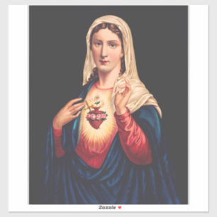 The Immaculate Heart of Mary Sticker