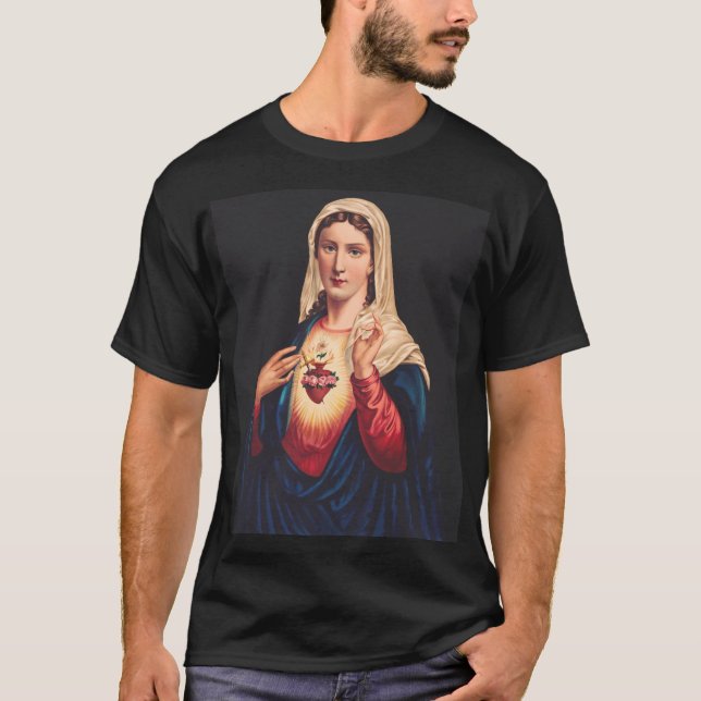 The Immaculate Heart of Mary T-Shirt (Front)