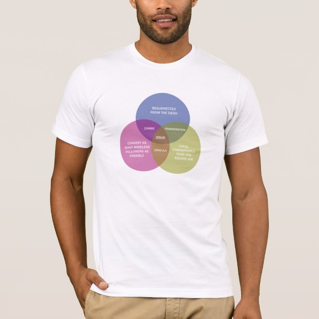 The Immaculate Venn Diagram T-Shirt (Front)