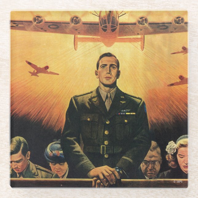 The Immortal Harpy Glass Coaster (Front)