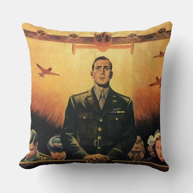The Immortal Harpy Throw Pillow (Front)