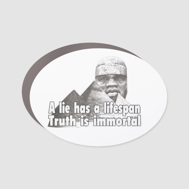 The immortal truth about Ancient Africa Car Magnet (Front)