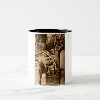 The Imp Gothic Cathedral 1912 Vintage Two-Tone Coffee Mug