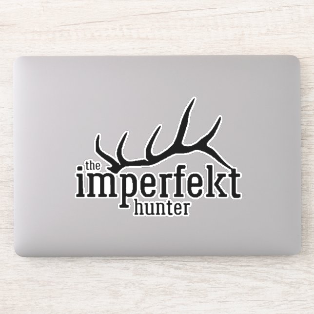 the imperfekt hunter vinyl sticker (Computer)