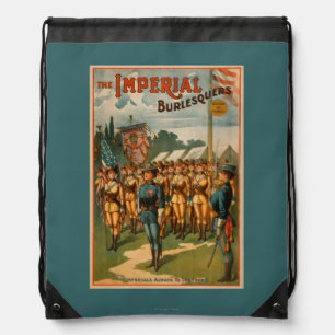The Imperial Burlesquers Female Soldiers Play Drawstring Bag