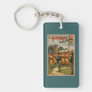 The Imperial Burlesquers Female Soldiers Play Keychain