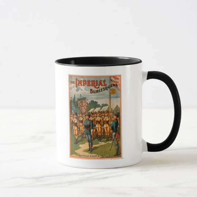 The Imperial Burlesquers Female Soldiers Play Mug (Right)