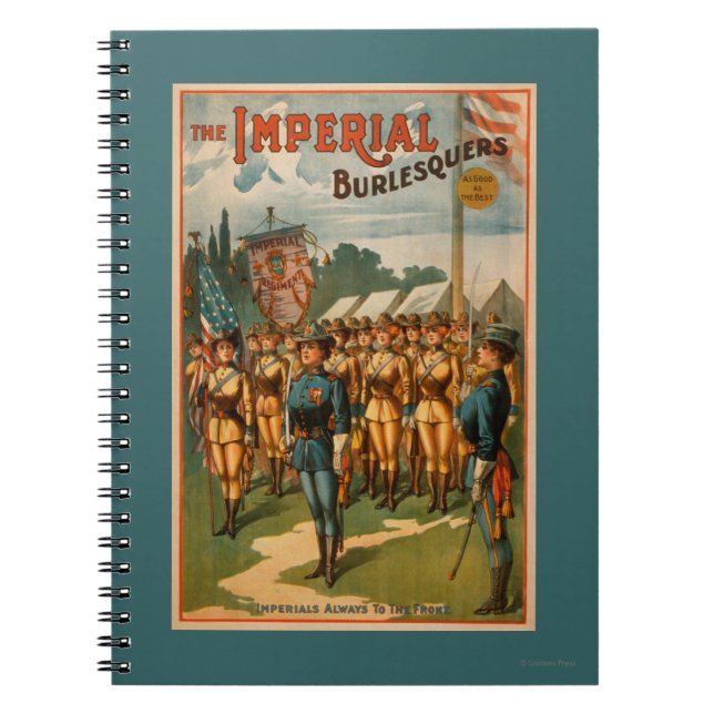 The Imperial Burlesquers Female Soldiers Play Notebook (Front)