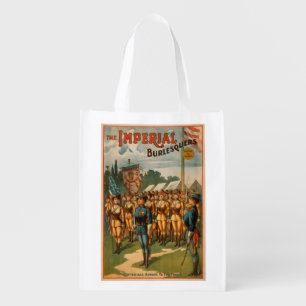 The Imperial Burlesquers Female Soldiers Play Reusable Grocery Bag