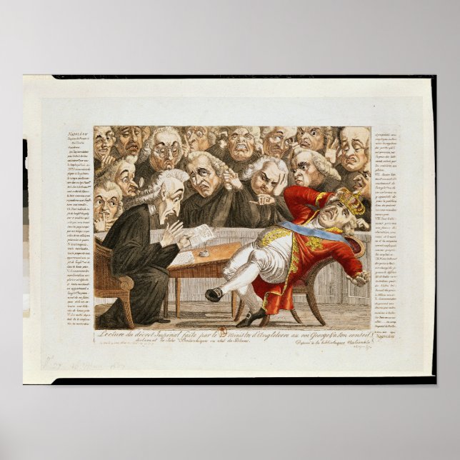 The Imperial Decree to George III Poster (Front)