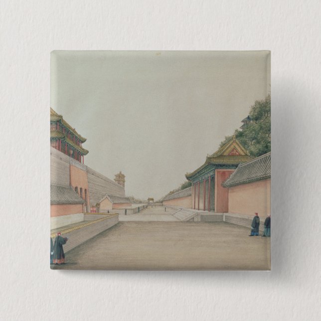 The Imperial Palace in Peking Button (Front)