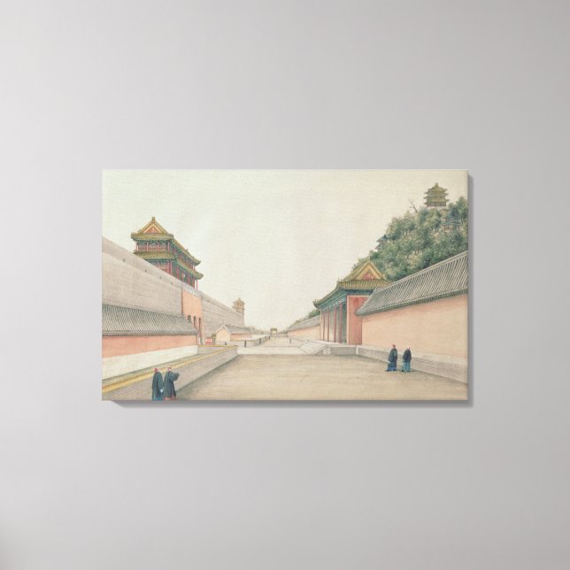 The Imperial Palace in Peking Canvas Print (Front)