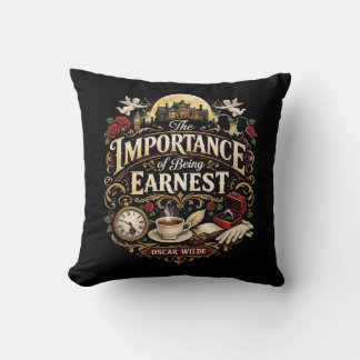 The Importance of Being Earnest Throw Pillow