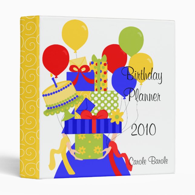 The Impossible Birthday Stack No.2 Year-Round Binder (Front/Spine)