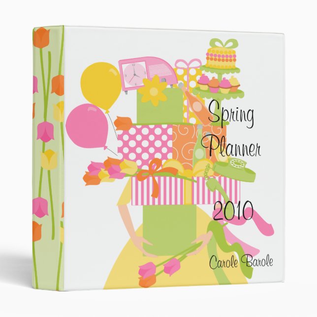 The Impossible Birthday Stack No.3 Spring Binder (Front/Spine)