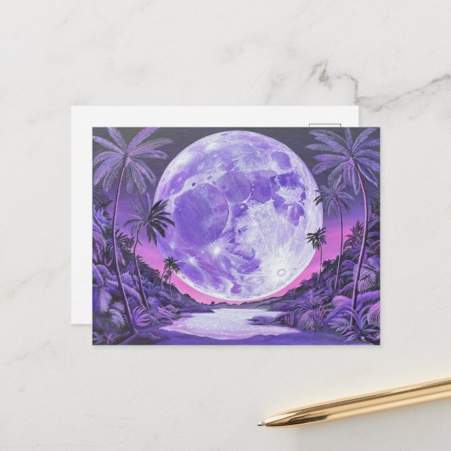 "the Impossible Moon"- Postcard (Front/Back In Situ)
