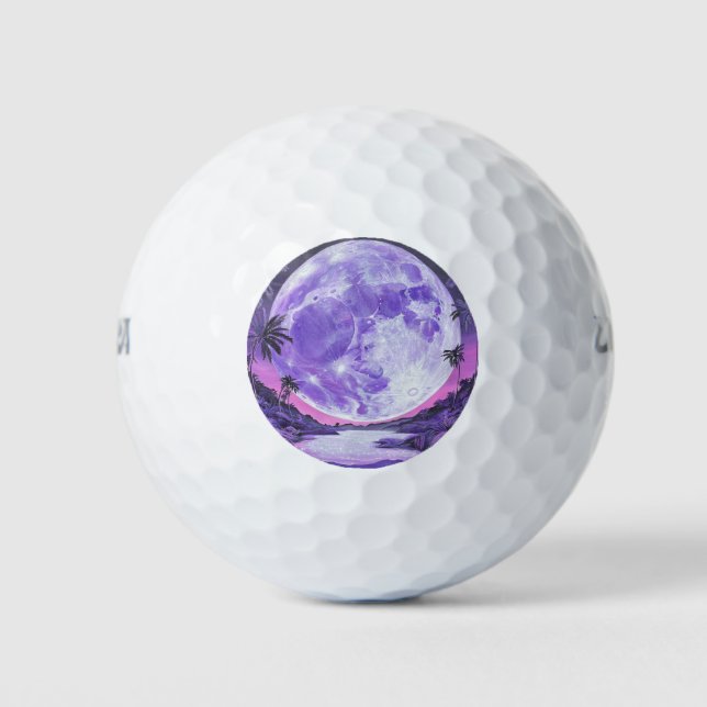 The Impossible Moon-Sticker Golf Balls (Front)