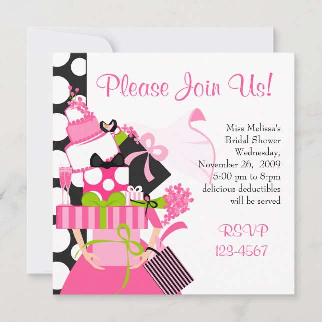 The Impossible Wedding Stack Invitation (Front)