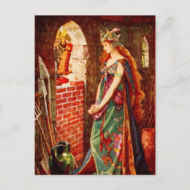 The Imprisoned Princess Postcard (Front)