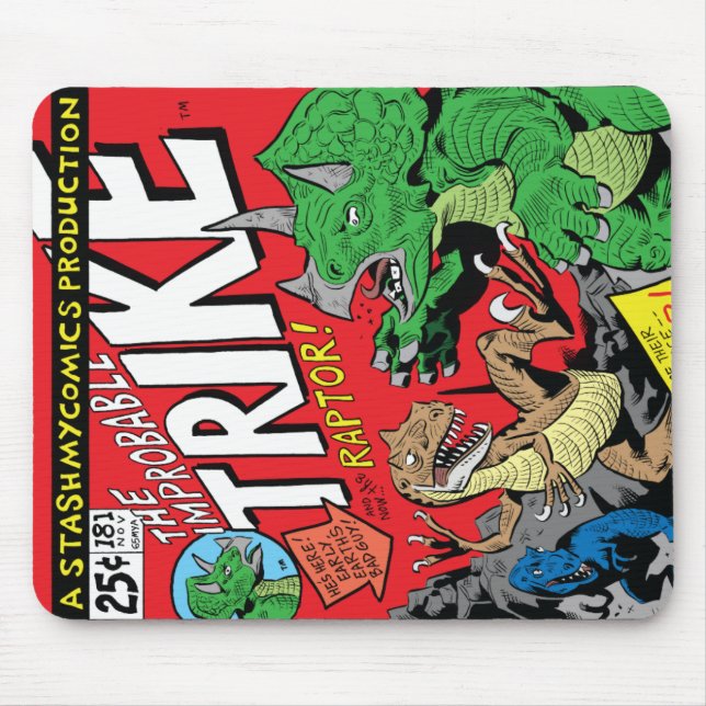 The Improbable Trike by Jim Lawson Mousepad (Front)