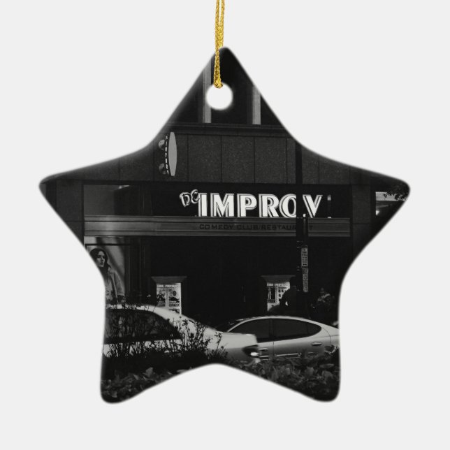 The Improv Ceramic Ornament (Front)