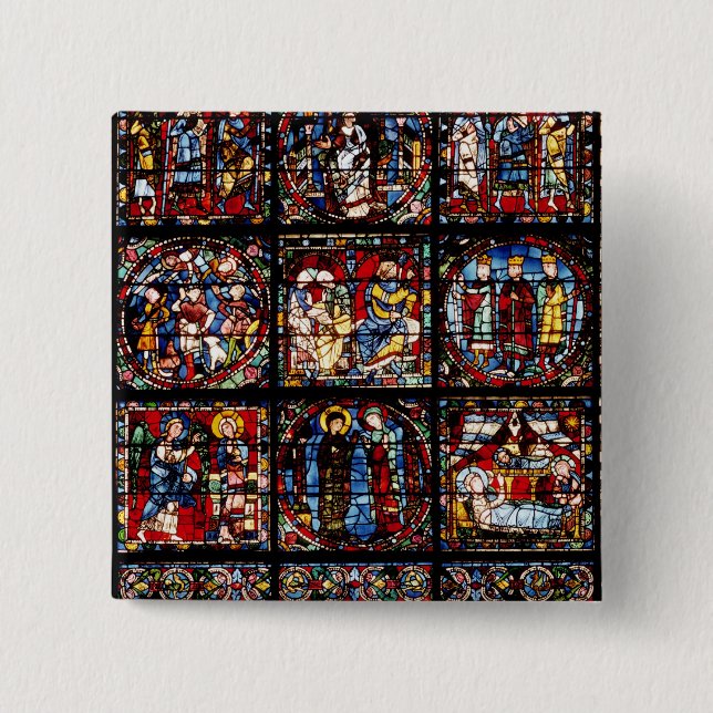 The Incarnation Window Pinback Button (Front)
