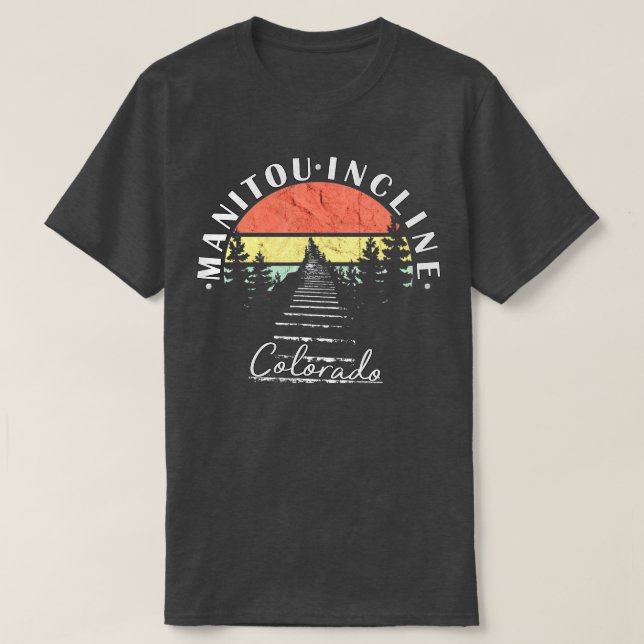 The Incline Manitou Springs Colorado  T-Shirt (Design Front)