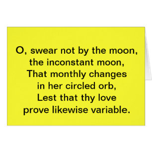 The inconstant Moon - Constant Love Cards