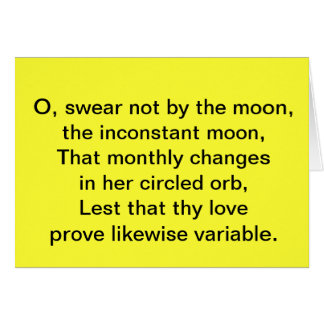The inconstant Moon - Constant Love Cards