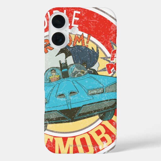 The Incredible Batmobile Icon Case-Mate iPhone Case (Back)