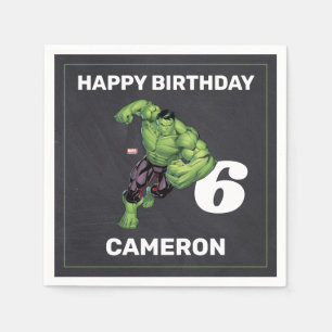 The Incredible Chalkboard Birthday Napkins