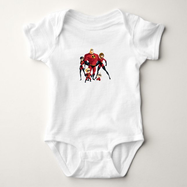 The Incredible Family Disney Baby Bodysuit (Front)