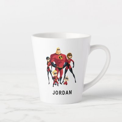The Incredible Family Disney Latte Mug