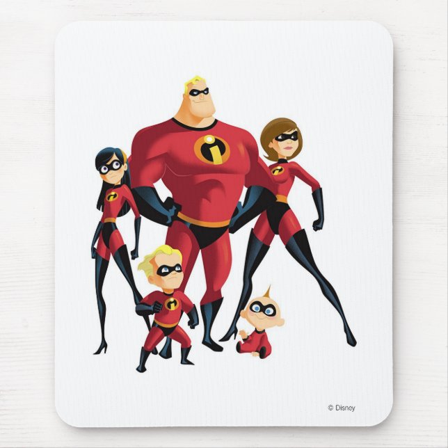 The Incredible Family Disney Mouse Pad (Front)