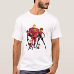 The Incredible Family Disney T-shirt at Zazzle