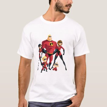 The Incredible Family Disney T-shirt by theincredibles at Zazzle