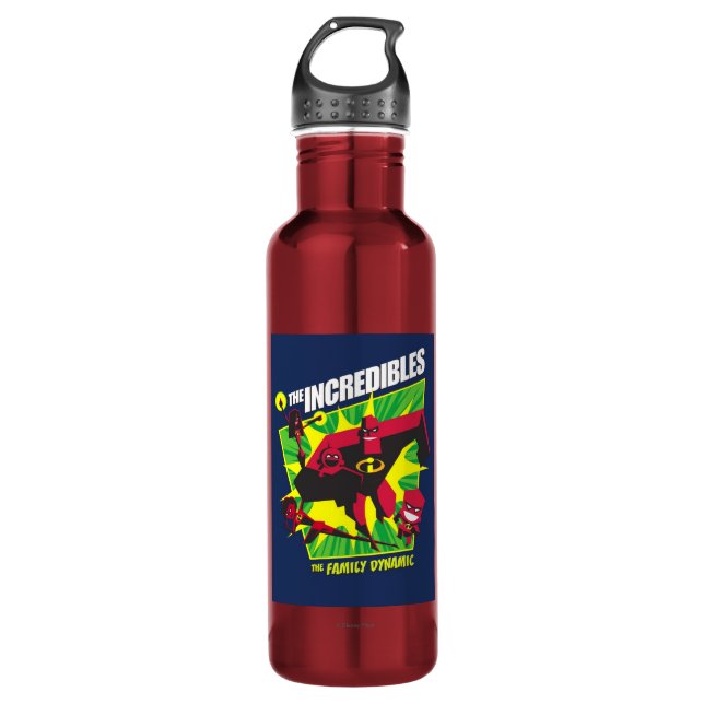 The Incredible Family Disney Water Bottle (Front)