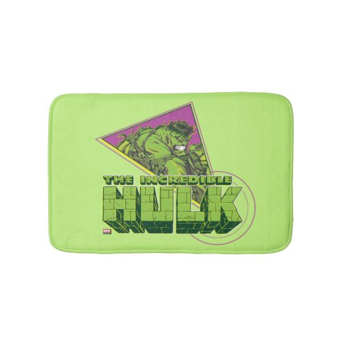 The Incredible Hulk 90s Graphic Bath Mat