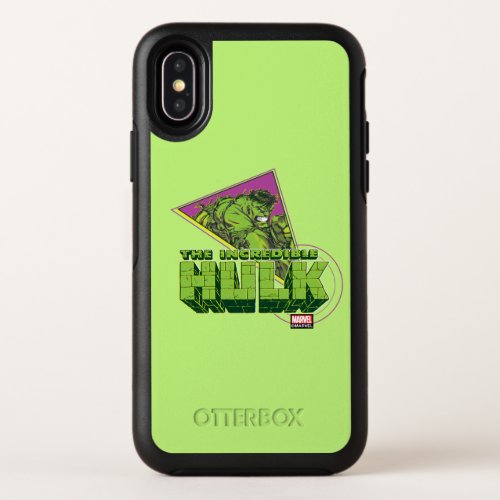 The Incredible Hulk 90s Graphic OtterBox Symmetry iPhone X Case