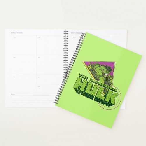 The Incredible Hulk 90s Graphic Planner