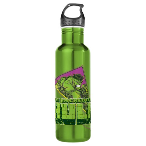 The Incredible Hulk 90s Graphic Stainless Steel Water Bottle