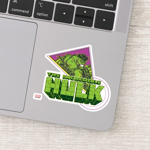 The Incredible Hulk 90s Graphic Sticker