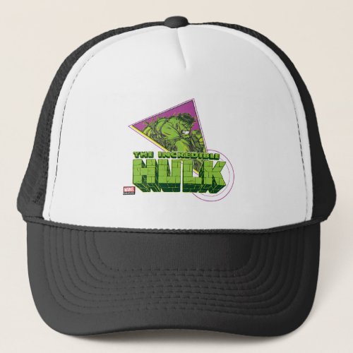 The Incredible Hulk 90s Graphic Trucker Hat