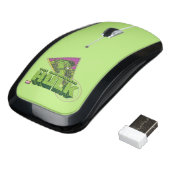 The Incredible Hulk 90's Graphic Wireless Mouse (Angled)